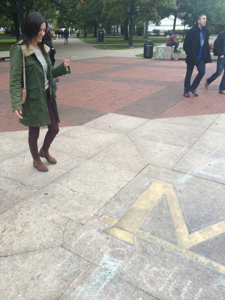 Rory looking at M in the Diag